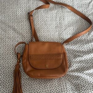 Lucky Brand Brown Leather Crossbody Bag